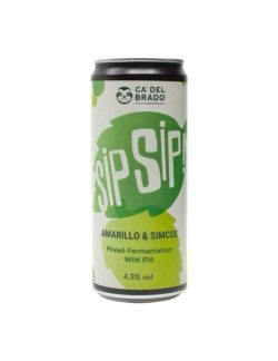 Ca' del Brado Sip Sip Wild Ipa Amarillo e Simcoe latt.33cl