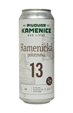 Pivovar Kamenice Kamenicka 13 Polotmavà Latt. 50 cl