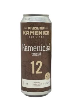 Pivovar Kamenice Kamenicka 12 Tmava Latt. 50 cl